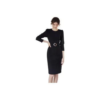 ROEYSHOUSE Long Sleeved Dresses Women's Black