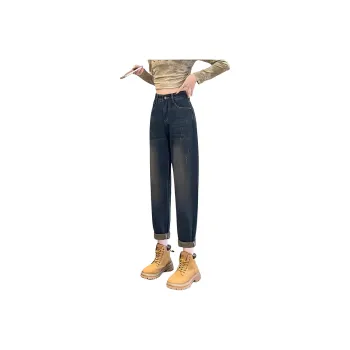 XIANSINIAO Jeans Women's Vintage Blue