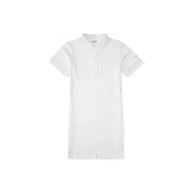 Columbia Short Sleeved Dress Women's White-0