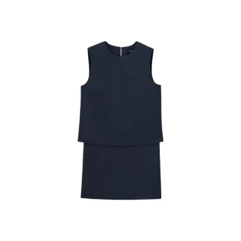 THEORY Sleeveless Dress Women's Deep Sea Blue