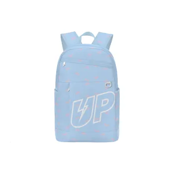TURN UP Polyester Backpack Regular Unisex Sky Blue