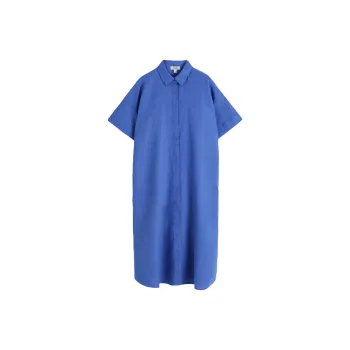 COS Short Sleeved Dress Women's Blue