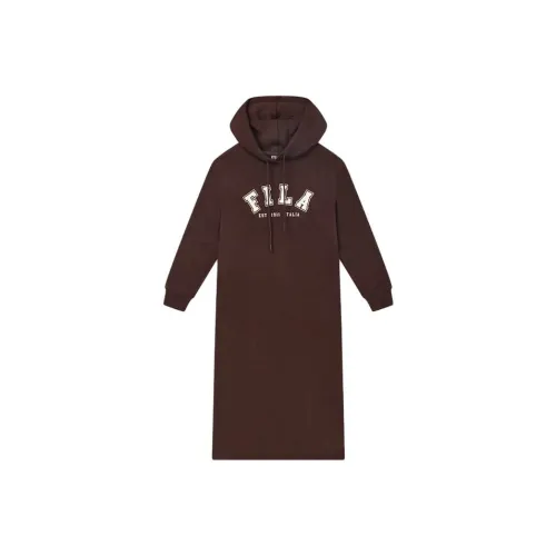 FILA Long Sleeved Dress Women's Brown