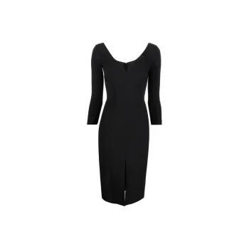 Elisabetta Franchi Long-Sleeved Dresses Women's Black