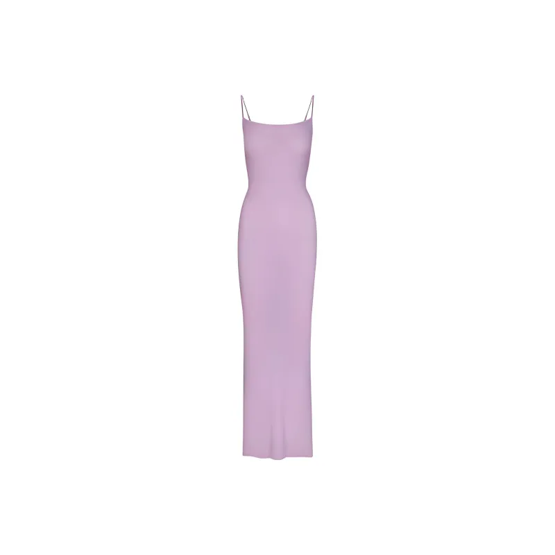 SKIMS Valentine's Day Collection SOFT LOUNGE LONG SLIP DRESS Slip Dress Women's SUGAR PLUM/Sugar Plum-0