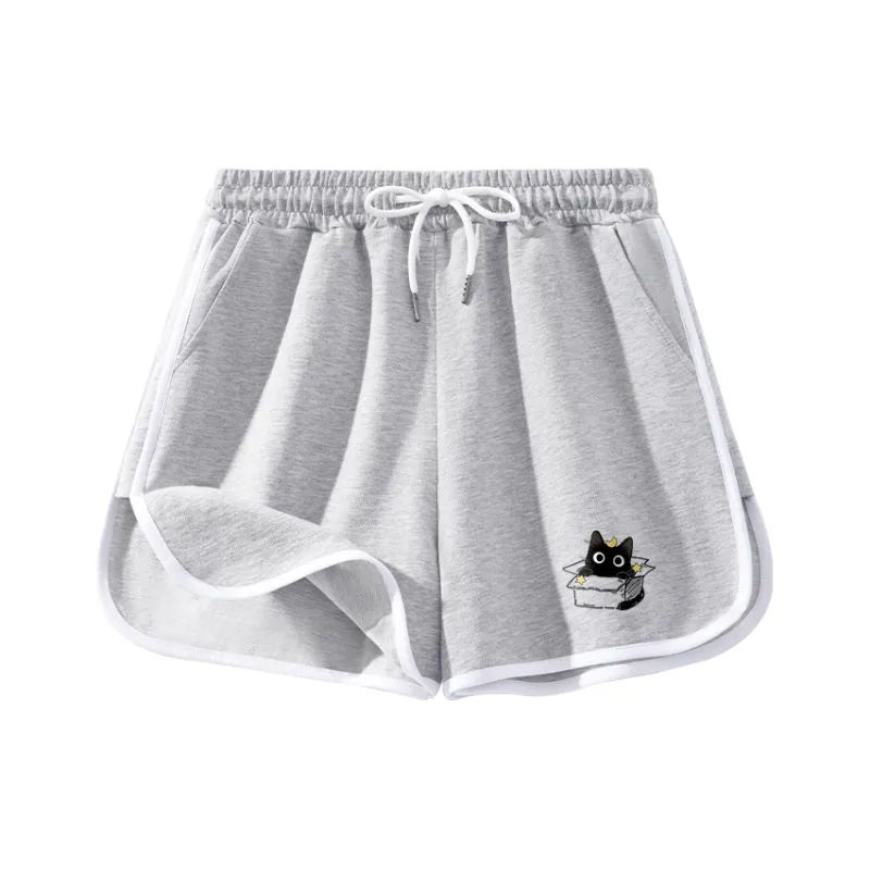 Cotton Casual Shorts Women's-3