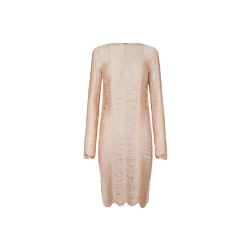 TOM FORD FW24 Long-Sleeved Dresses Women's Light Pink