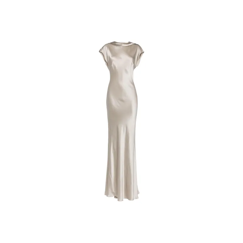Michelle Mason Sleeveless Silk Dress-0