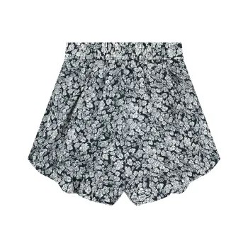 FAIRFAFO Casual Shorts Women's Black
