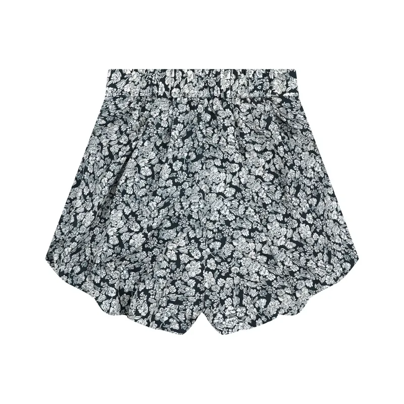 FAIRFAFO Casual Shorts Women's Black-0