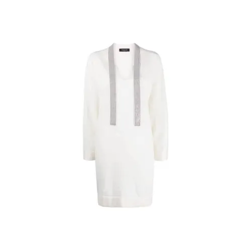 Fabiana Filippi Long Sleeved Dresses Women's White