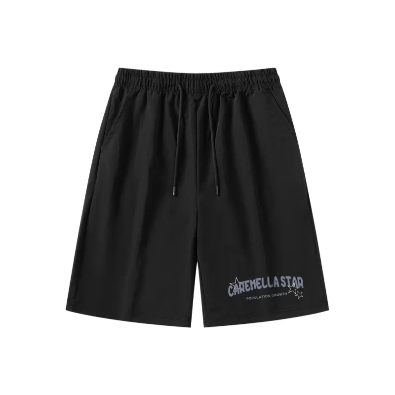 Caramella Casual Shorts Unisex Gray-5