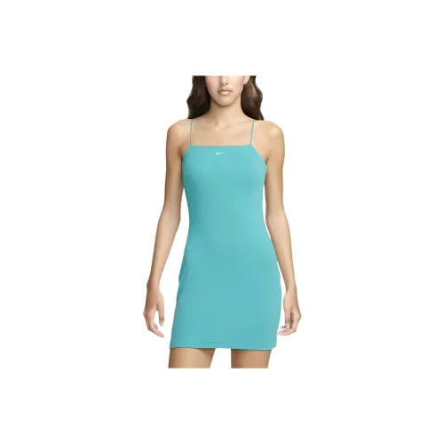 Nike Sportswear Chill Knit Slip Dresses Women's Cactus