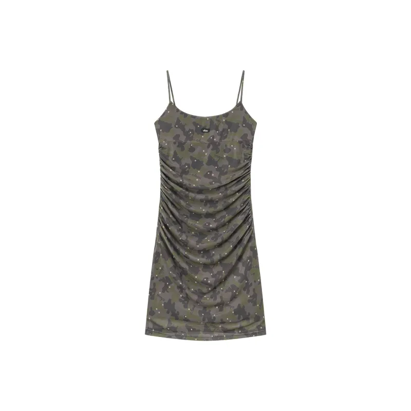 CHUU Slip Dresses Women's Camouflage-0
