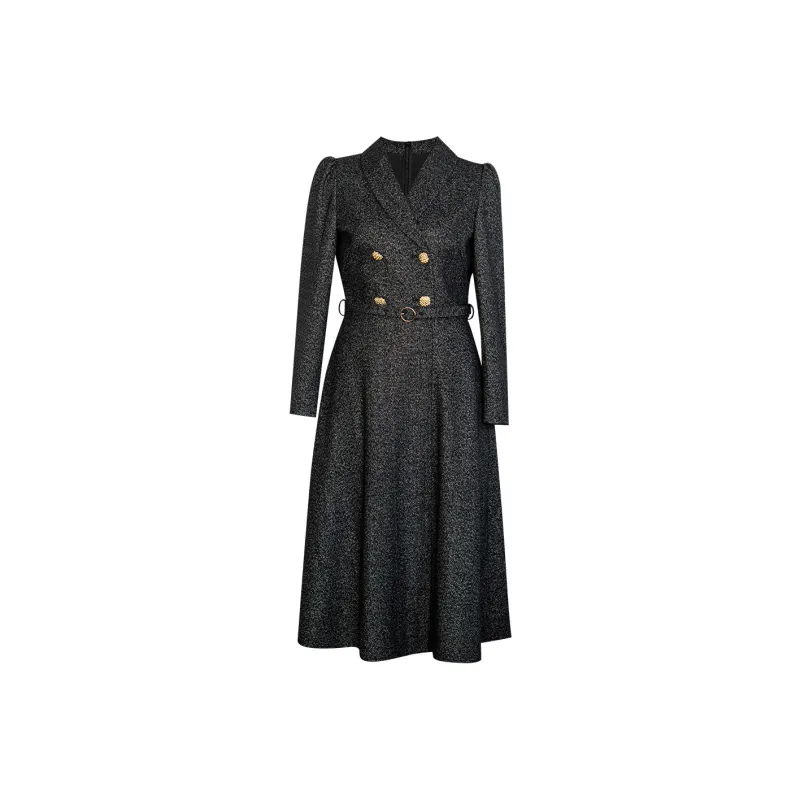 ROEYSHOUSE Long Sleeved Dresses Women's Black-0