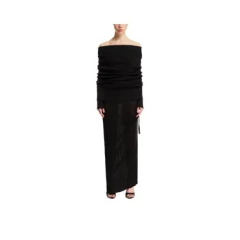 Alaia Long Sleeved Dress Women's Black