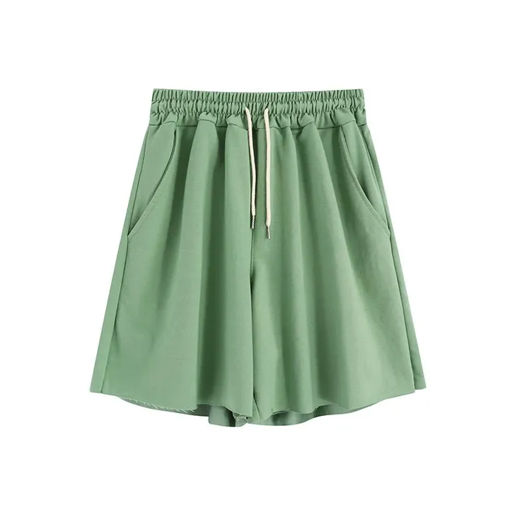 Garbege Casual Shorts Women's Green-0