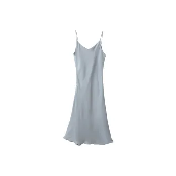 Huagaa Slip Dress Women's Steel Blue