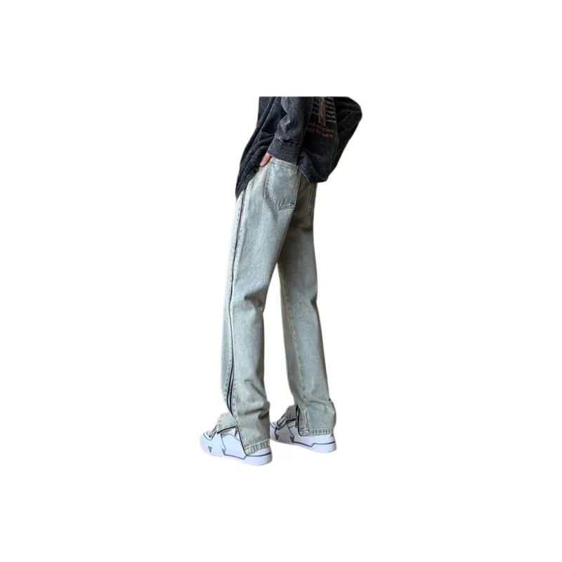 Concubine Zhu Jeans Unisex Yellow Mud-0