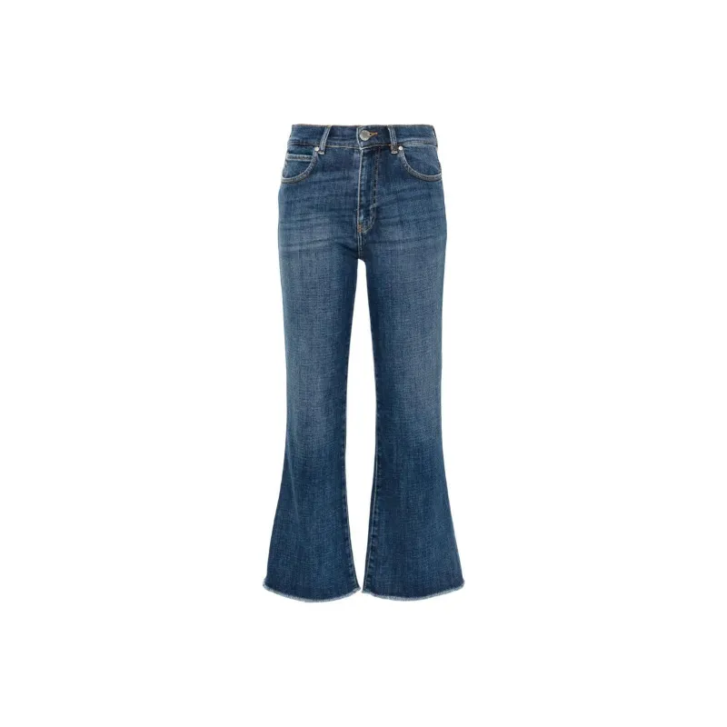 PINKO Mid Rise Faded Jeans-0