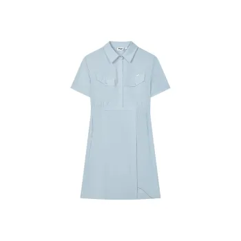 FILA Short Sleeved Dresses Women's Light White Blue