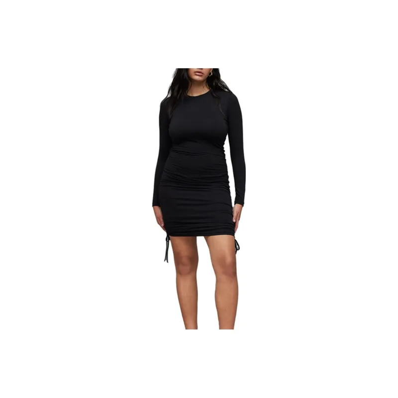 ALLSAINTS Long-Sleeved Dresses Women's Black-0