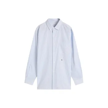 Nanamica Shirts Men Sax Blue