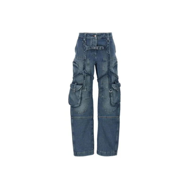OFF WHITE Jeans Women's Blue-0