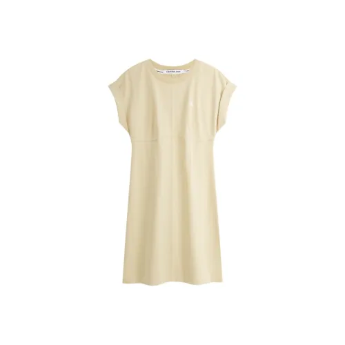 CALVIN KLEIN Father's Day Gift Box Series Short Sleeved Dress Women's