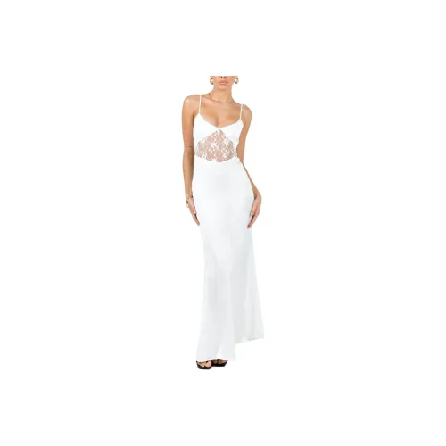 PRINCESS POLLY ROSELLE MAXI DRESS Slip Dress Women's White/White