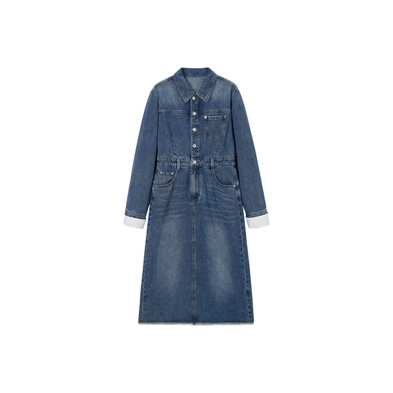 PEACEBIRD Long Sleeved Dress Women's-0