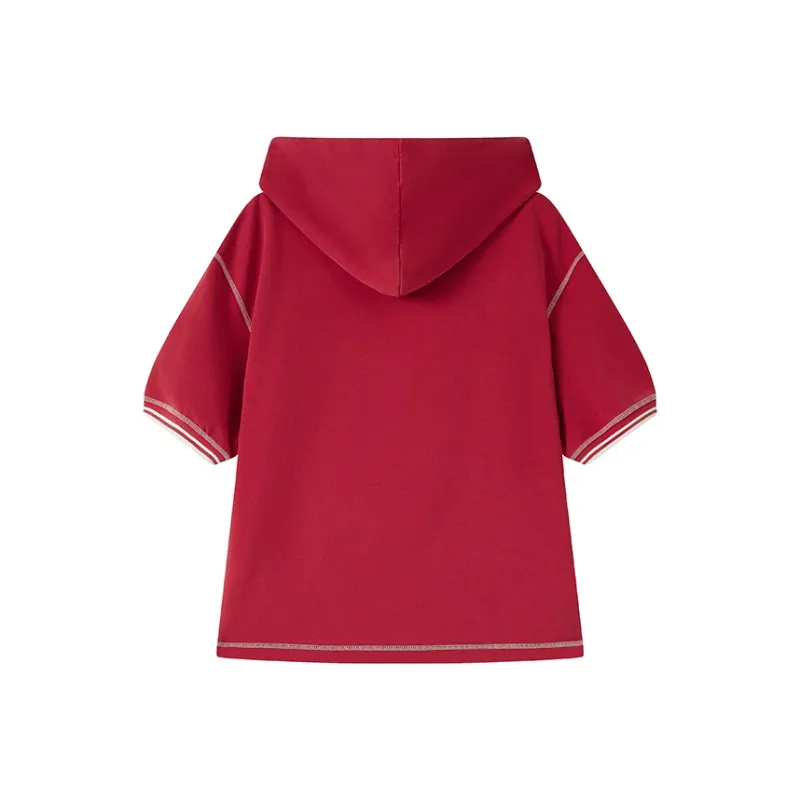 WULISHAONIAN T Shirts Unisex Red-1