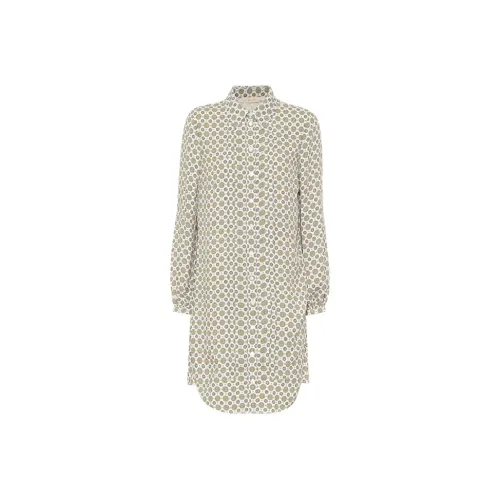 TORY BURCH SS23 Long Sleeved Dresses Women's Gray
