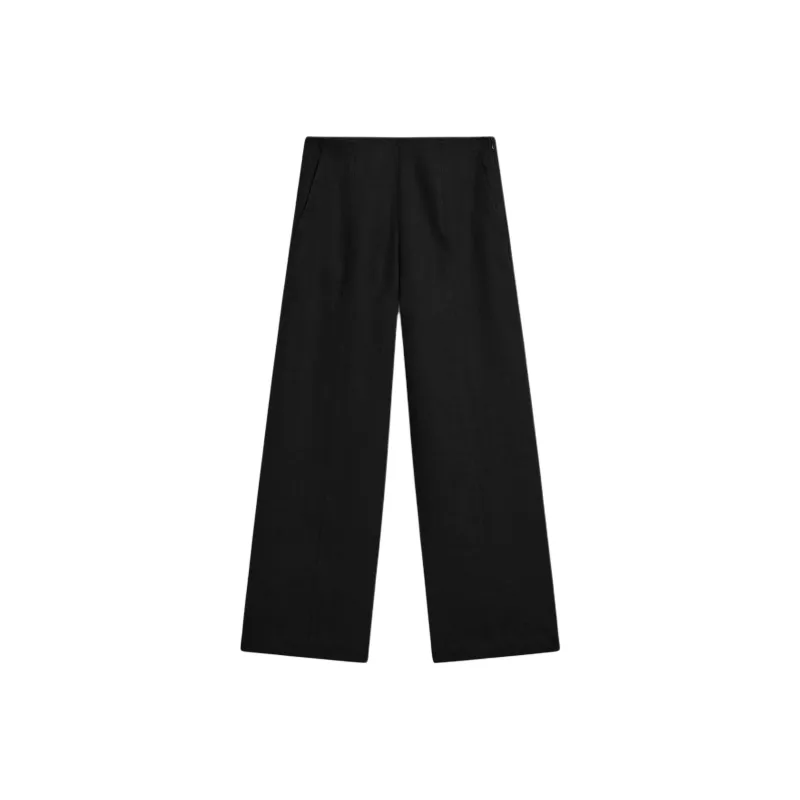 Massimo Dutti Casual Pants Women's Black-0