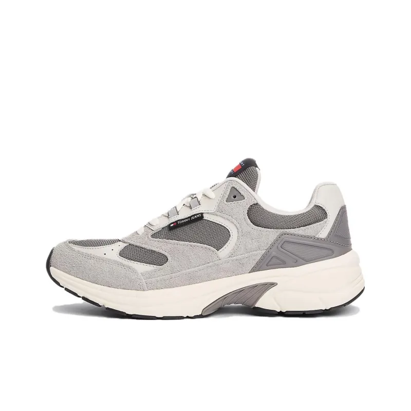Tommy Hilfiger Trainers Low Top Casual Shoes Men's Greige-0