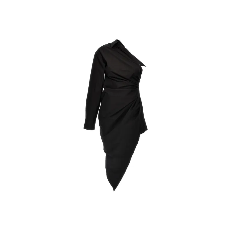 Alexander Wang Asymmetric Shirt Dress-0