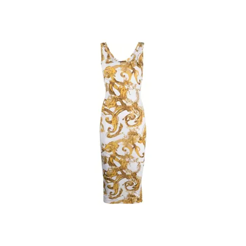 VERSACE JEANS Barocco print Midi Dress