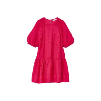CLUB MONACO Short-Sleeved Dresses Women's Deep Peach Red