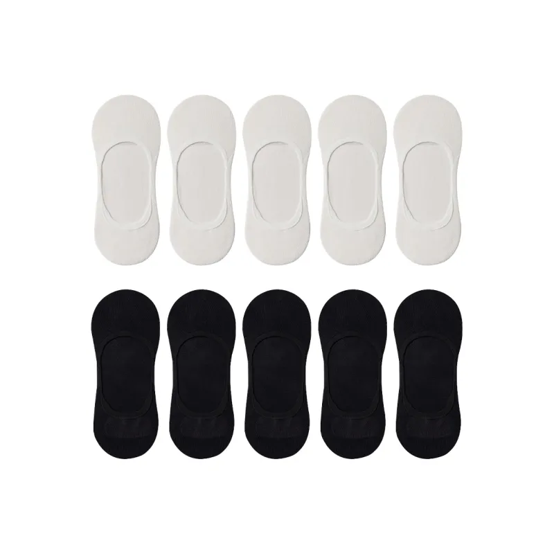 Cotton Gene No Show Socks Women's Combo Set-11