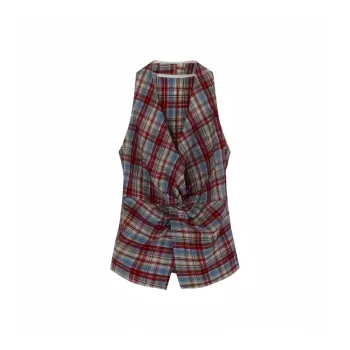 YGPRW Tank Tops Women's Plaid