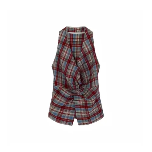 YGPRW Tank Tops Women's Plaid