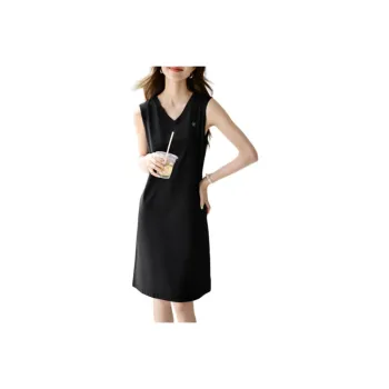 Mo Han Yi Mei Sleeveless Dress Women's Black