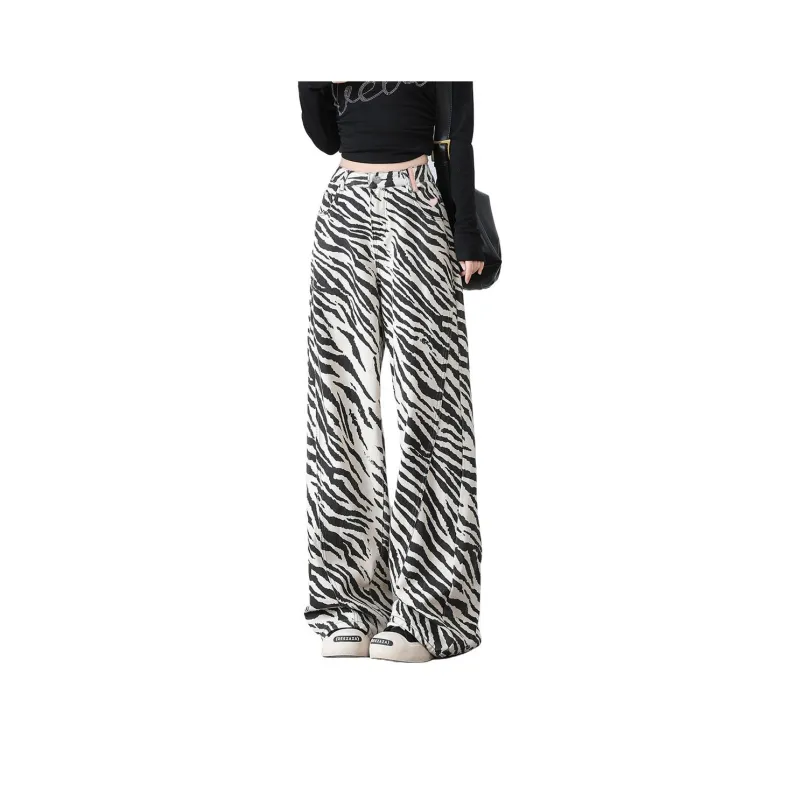  CHOCOOLATE Jeans Unisex BKX/Zebra Print-0