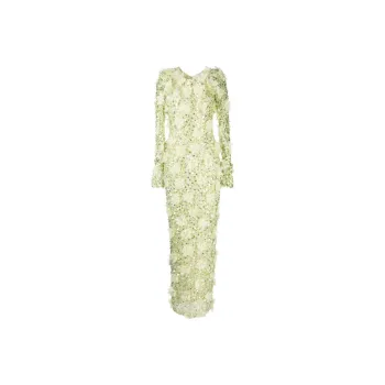 RACHEL GILBERT Karla Embellished Gown Dress