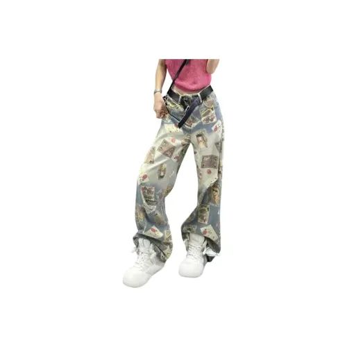 EOEI Jeans Women's Multicolor