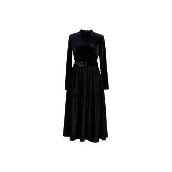 ROEYSHOUSE Long Sleeved Dresses Women's Black