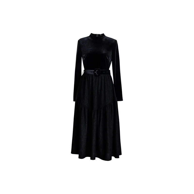ROEYSHOUSE Long Sleeved Dresses Women's Black-0