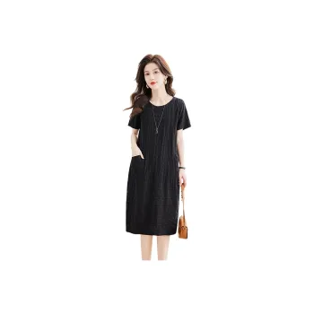 Cypress House Short Sleeved Dress Women's Black