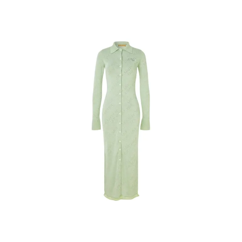 CORMIO Long-Sleeved Dresses Women's Green-0