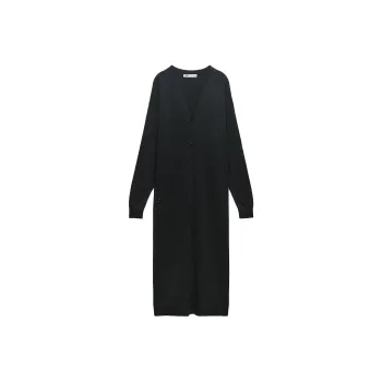 ZARA Long-Sleeved Dresses Women's Dark Gray